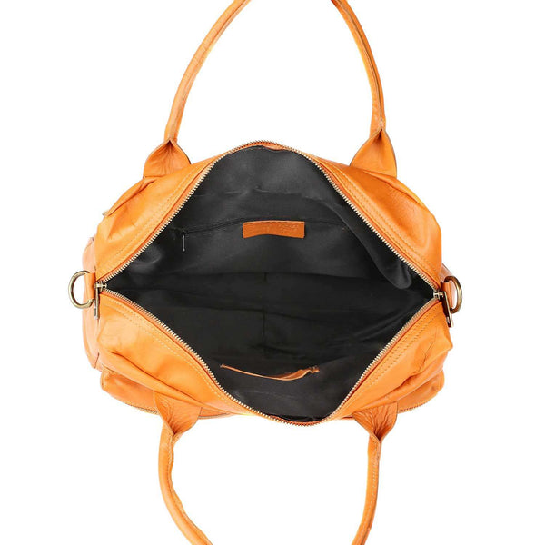 Large Handbag Travel Bag for Women in Leather - 36x26x15 cm - 6173 