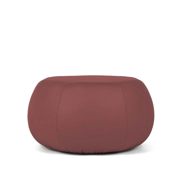 COCOON ECO M,  Pouf Design Rotondo in Ecopelle 64x45