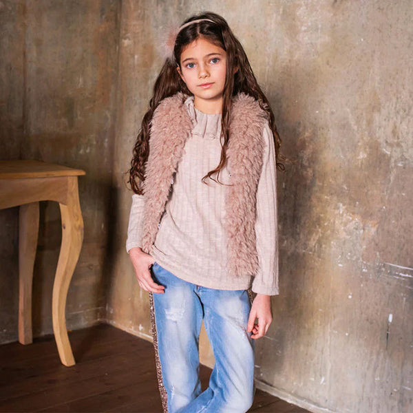 MAGLIA COLLETTO ARRICCIATO