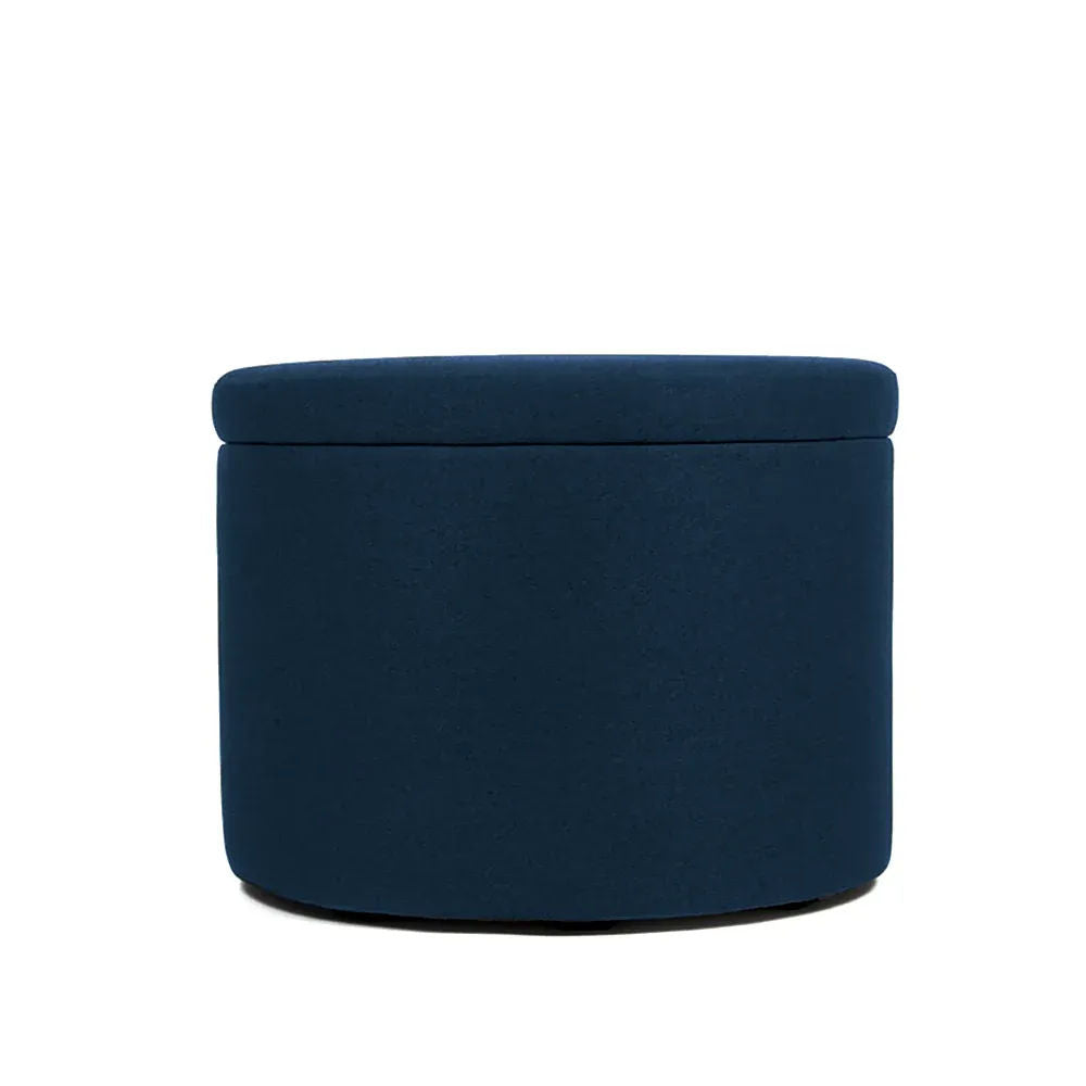 PANDORA 50 ROUND TEX, Pouf Contenitore Tessuto Rotondo 50 h42