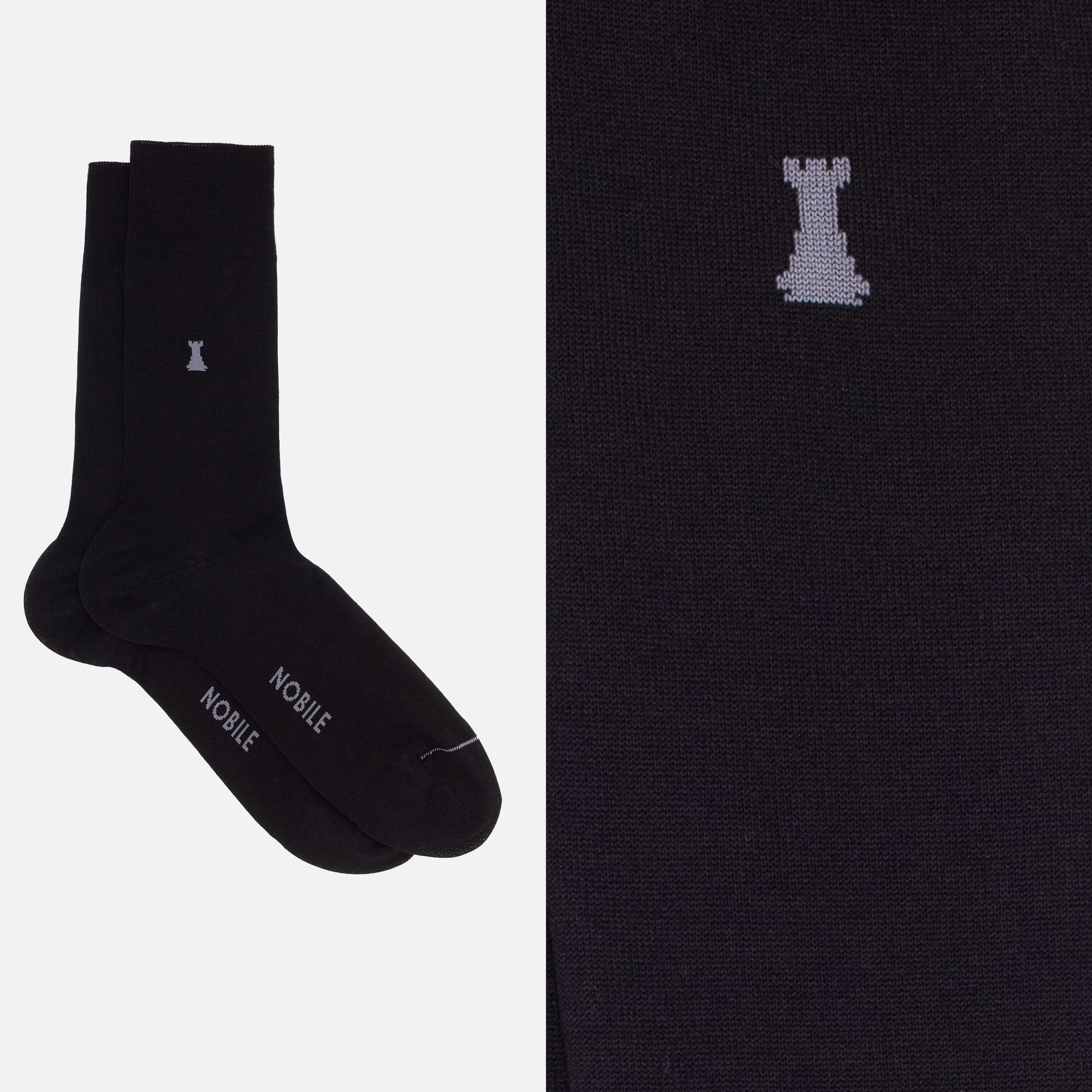 Basic Box of 6 short socks - 3 x Plain Black / 3 x Plain Blue