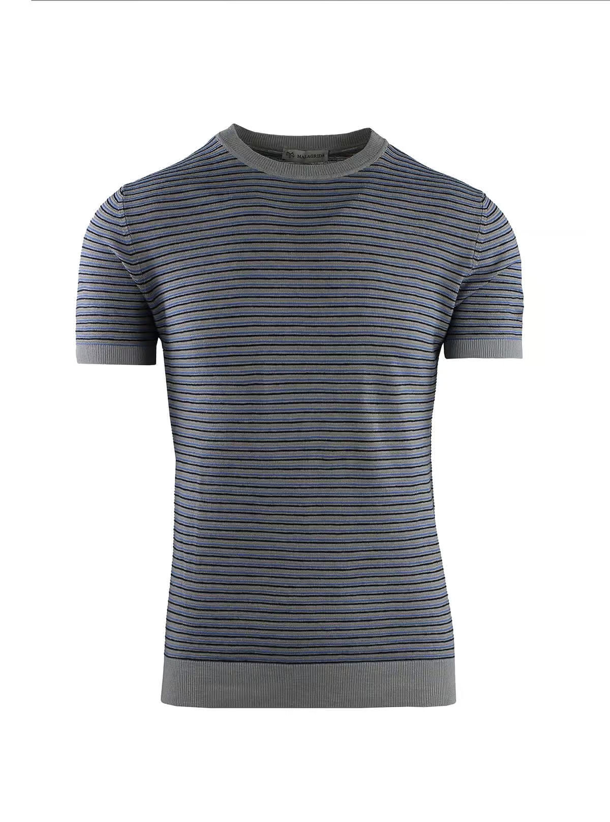CREW NECK SHORT SLEEVES STRIPES WORKMANSHIP LINKS