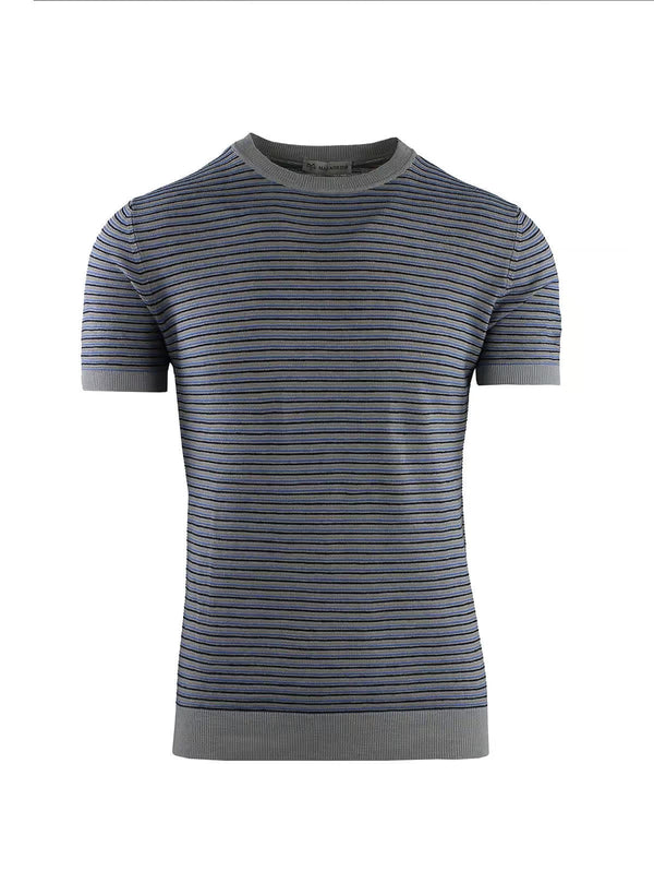 CREW NECK SHORT SLEEVES STRIPES WORKMANSHIP LINKS