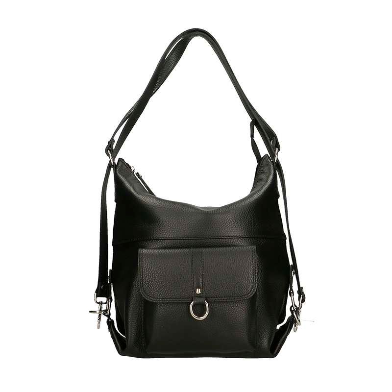 Unisex Leather Backpack Bag - 3301. 
