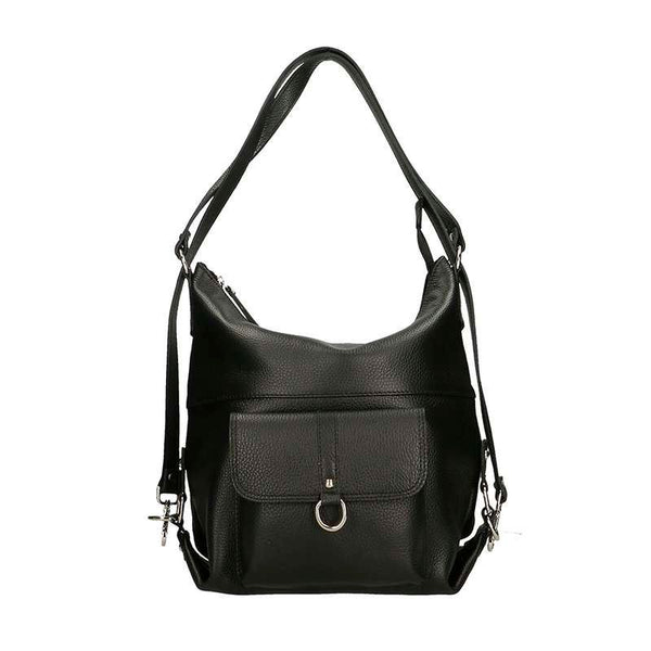 Unisex Leather Backpack Bag - 3301. 