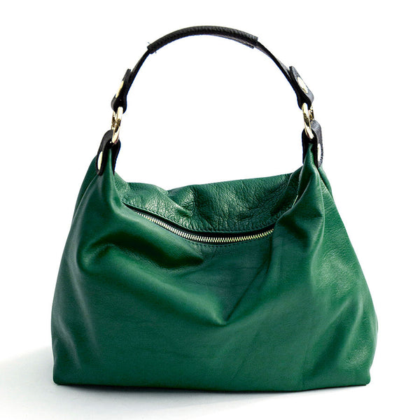 DEMY IT - Green nappa leather bag