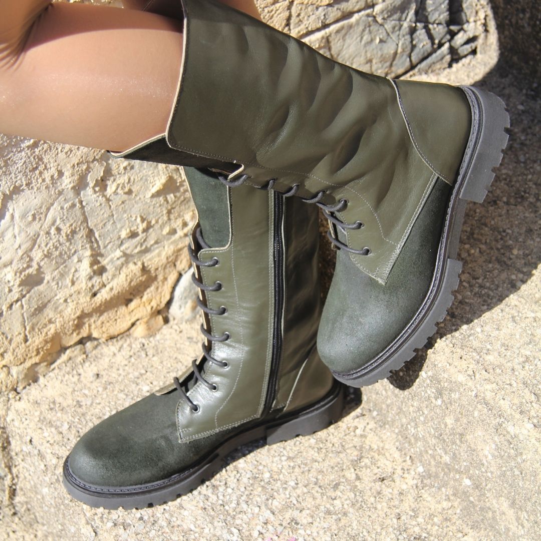 MastroDomenico Women's Handcrafted Ankle Boots – Old Muschio 