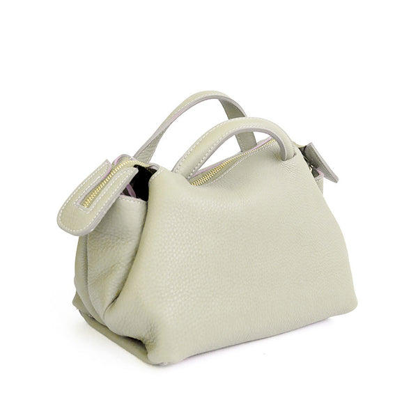 EMMA - Bauletto in pelle lime chiaro