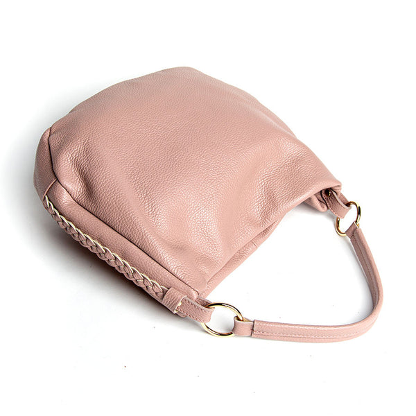 JENNY - Soft leather bag in antique pink dollar