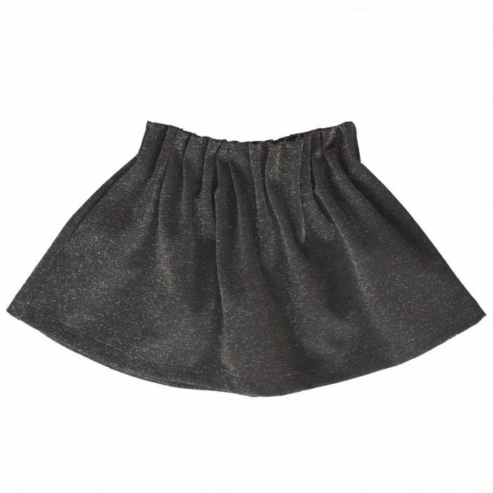 MILAN LUREX STITCH GATHERED SKIRT