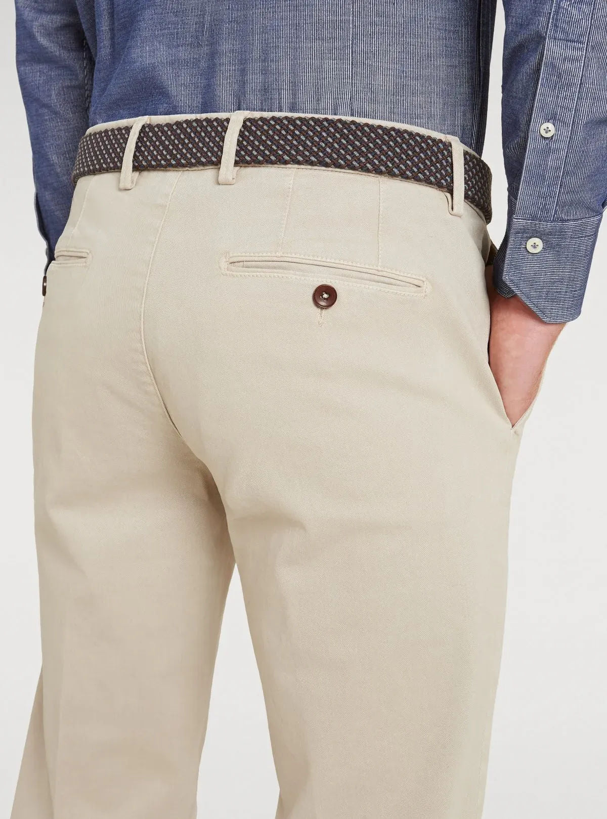 Pantalone chinos tasca America in cotone