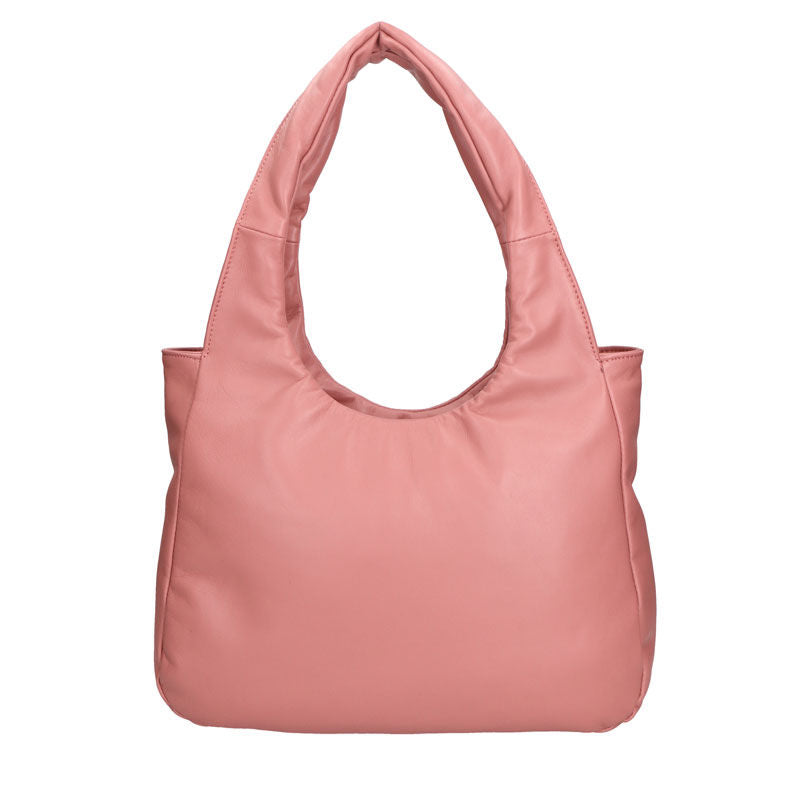 Women's Shoulder Bag in Nappa Print Leather - 6502.