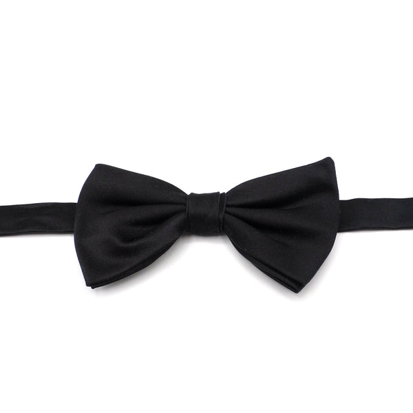 Elegant black bow tie