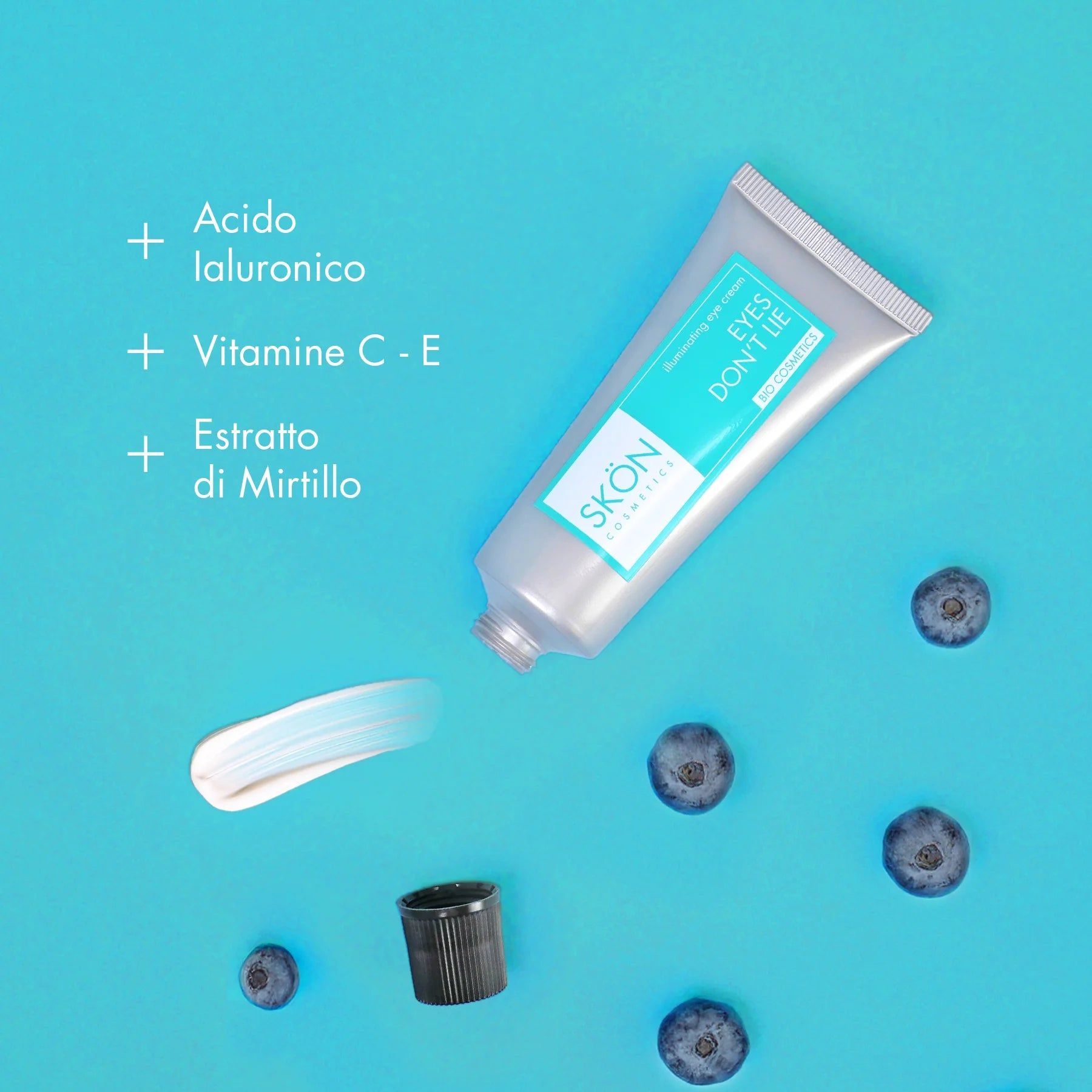 Illuminating eye contour cream