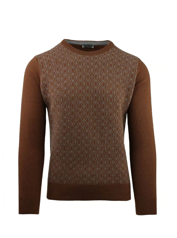 GIROCOLLO JACQUARD GEOMETRICO