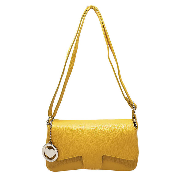 Chicca Borse Bag Shoulder Bag Leather Handbag Made in Italy 26x14x6 cm - Clutch - Como K001. 