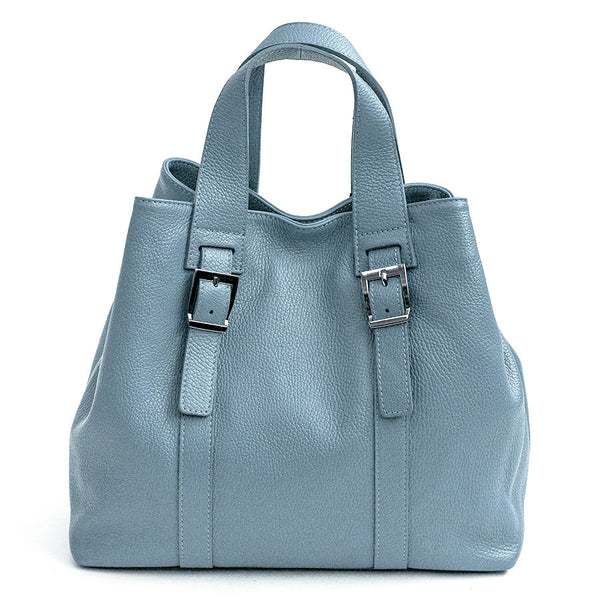 GINNY - Maxi shopping in pelle avio