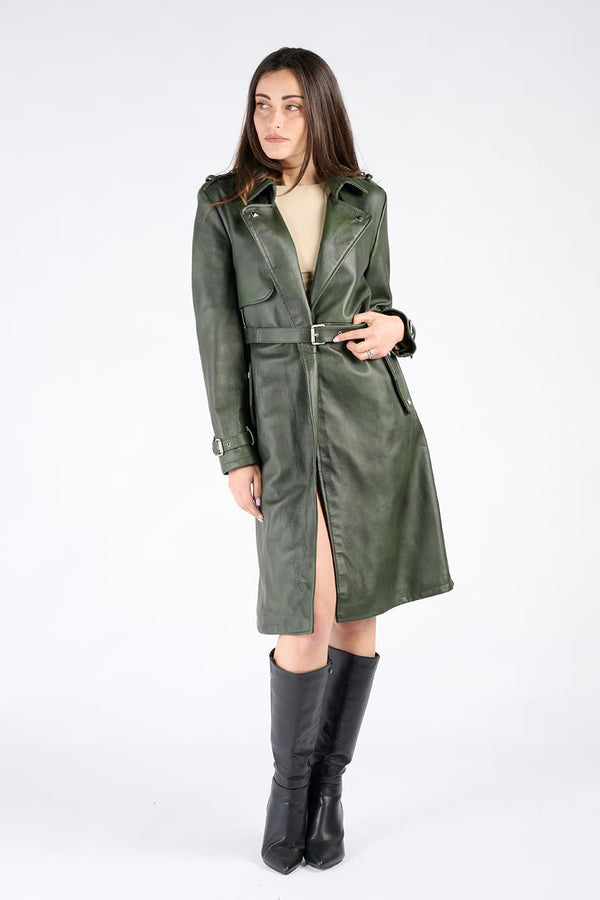 Studded Trench Coat