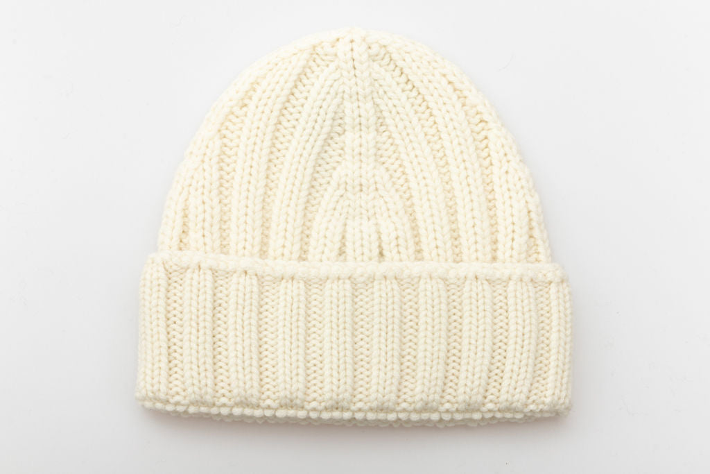 White cashmere hat