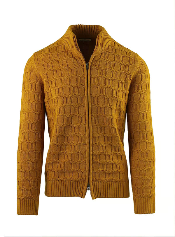 FULL ZIP LAVORO GEOMETRICO