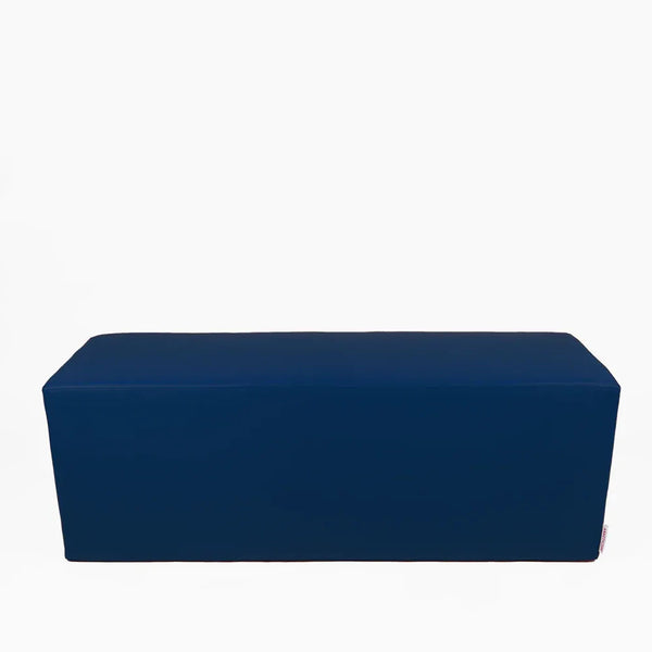 HORIZON 84, Pouf Bench Footrest in Removable Eco-Leather 84x42 h 42