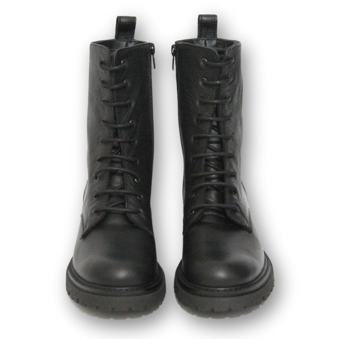 MastroDomenico Women's Handcrafted Ankle Boots – Black 