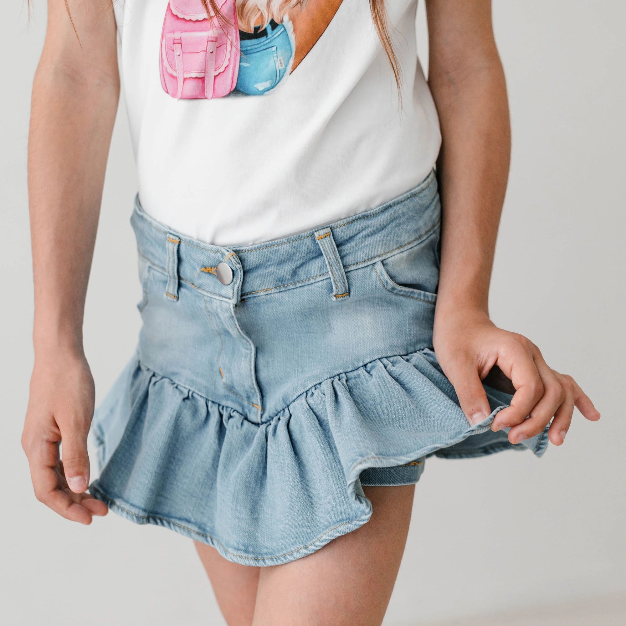 GONNA PANTALONE IN DENIM
