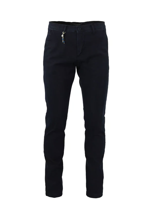 TROUSERS IN WORKED FABRIC