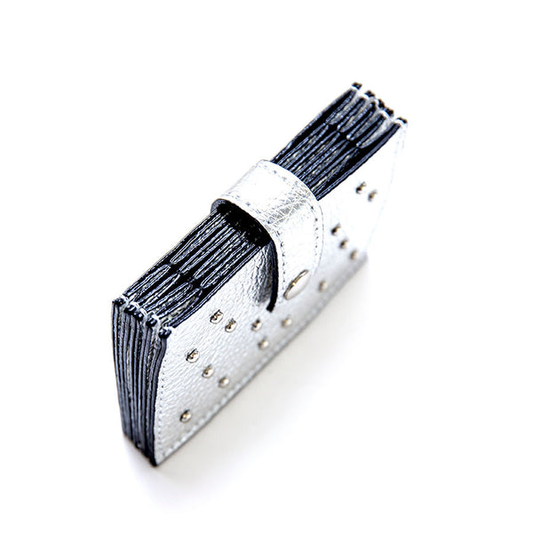 CREDIT CARD - silver credit card with studs