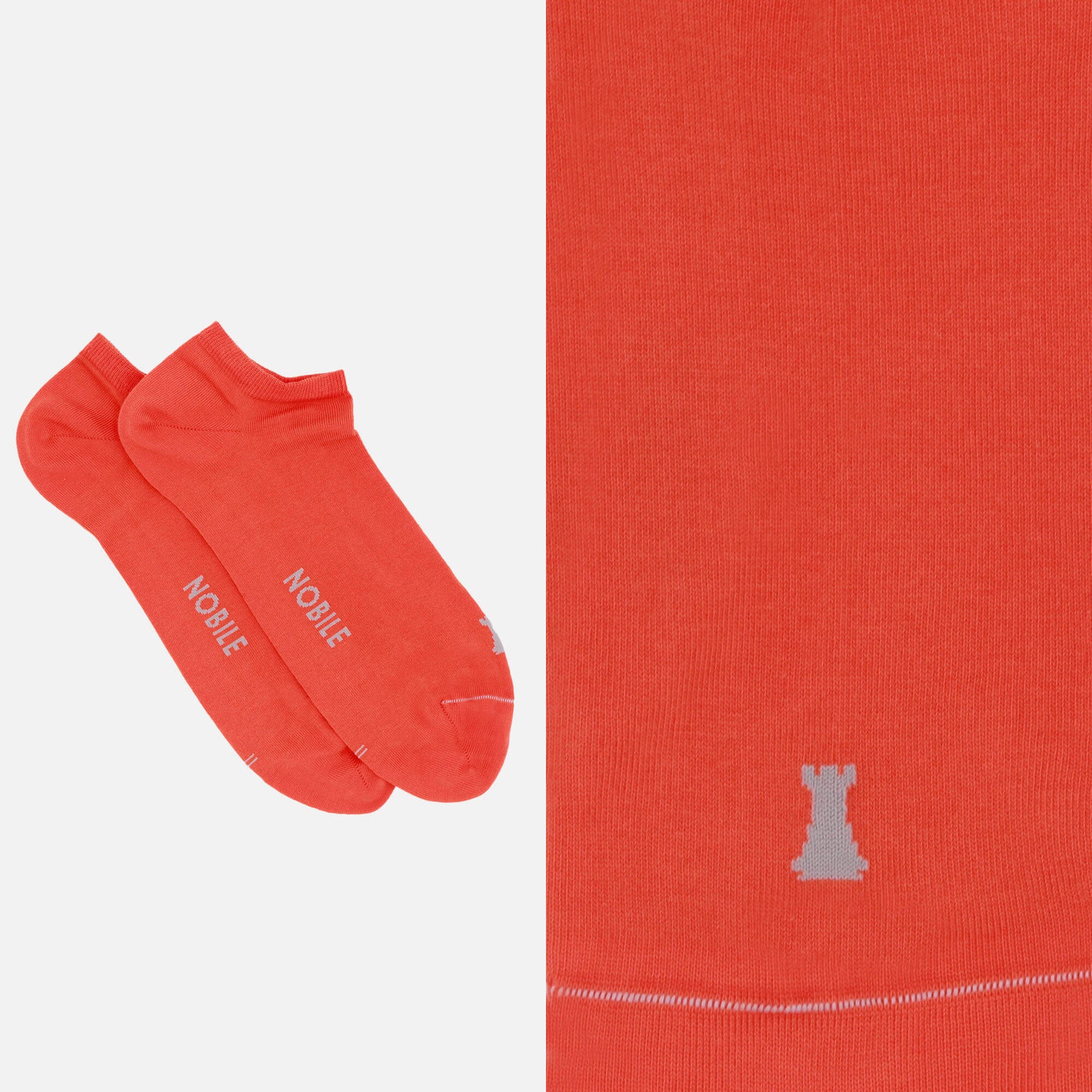 Pure Makò Cotton Ankle Socks - Solid Color 