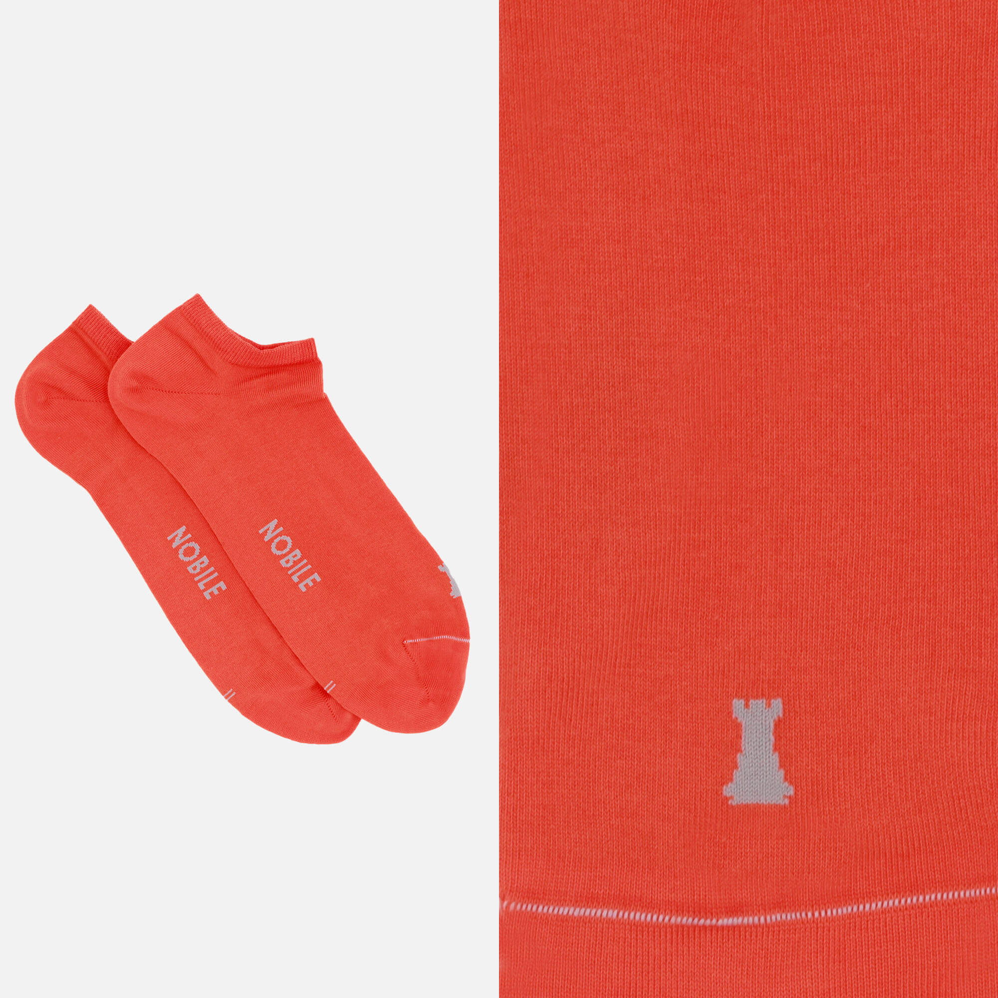 Pure Makò Cotton Ankle Socks - Solid Color 