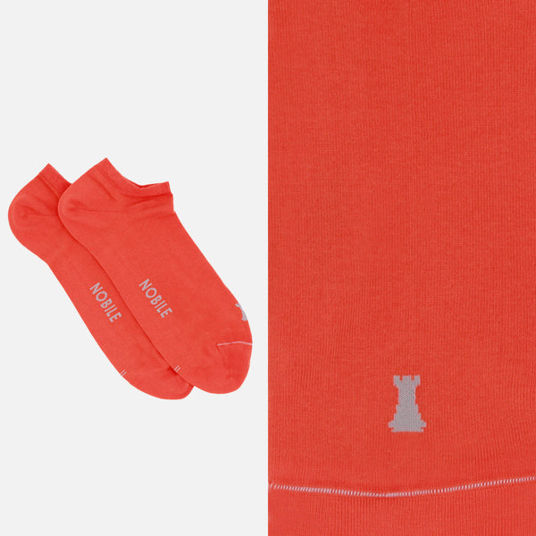 Pure Makò Cotton Ankle Socks - Solid Color 