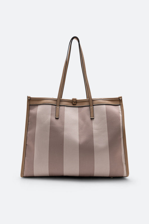 Shopping Bag Fernanda Straw Large Beige