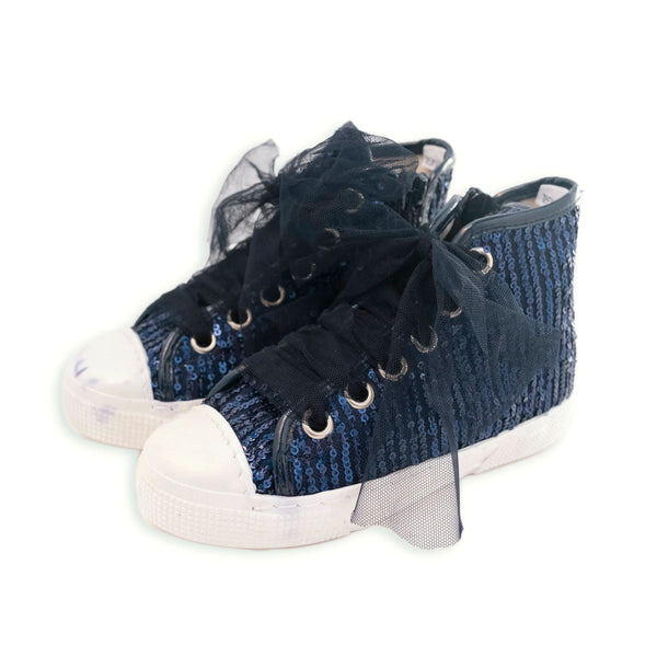 HIGH SNEAKER WITH SEQUINS