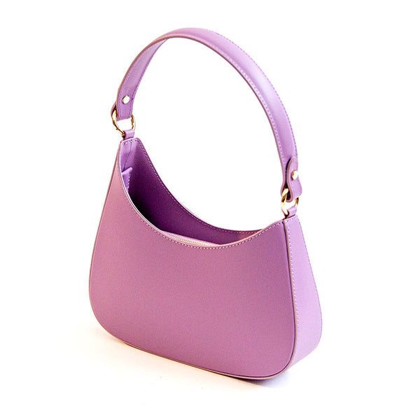 EDI - Hobo bag in elegant mauve leather