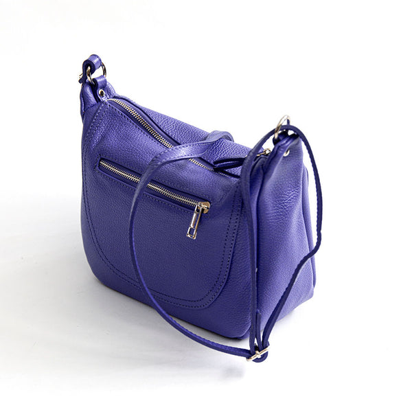 FABIA - Wisteria Leather Shoulder Bag