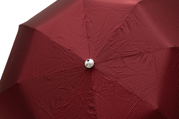 Mario Talarico Folding Umbrella Red Bamboo Handle
