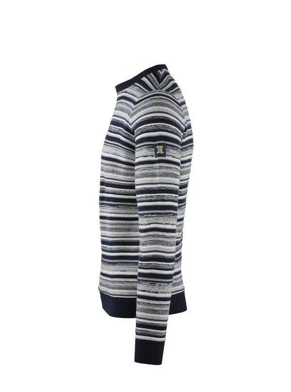 STRIPED CREW NECK