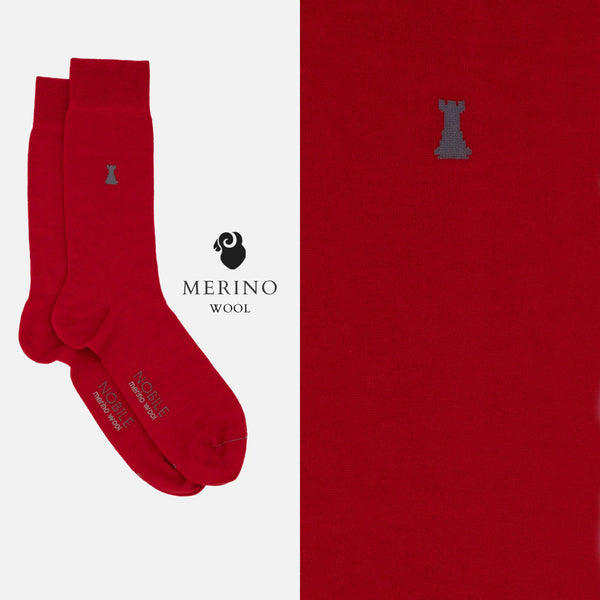 Vivaldi - Plain Merino Wool Short Sock