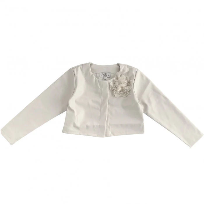 WHITE ECO-LEATHER JACKET