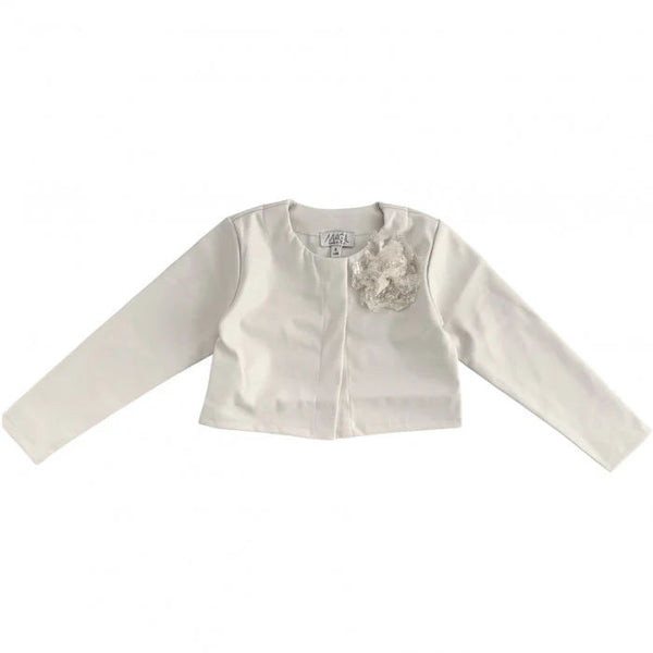 WHITE ECO-LEATHER JACKET