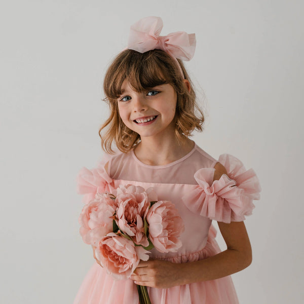 ORGANZA BOW HEADBAND