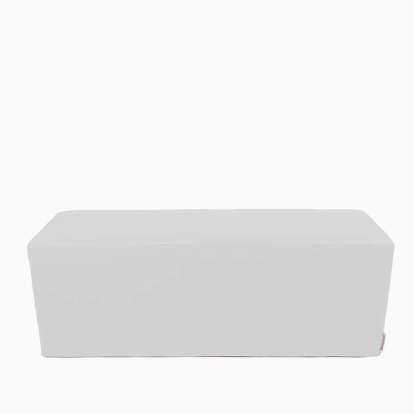 HORIZON 84, Pouf Bench Footrest in Removable Eco-Leather 84x42 h 42