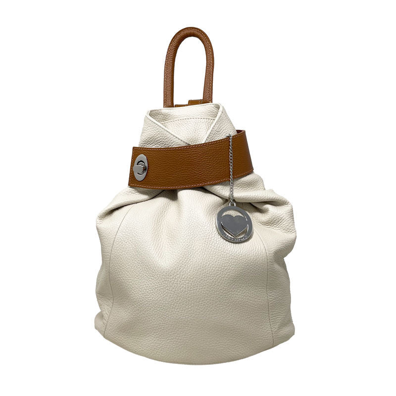 Women's Backpack in Soft Leather Made in Italy - 28x35x12 Cm - 34030 