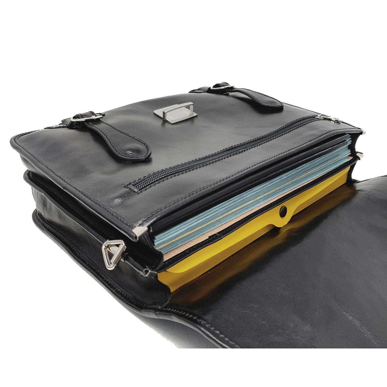 Borsa da lavoro Portadocumenti da Uomo Tracolla in pelle - 39x29x10 Cm - G958