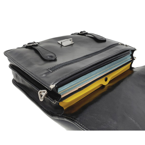 Borsa da lavoro Portadocumenti da Uomo Tracolla in pelle - 39x29x10 Cm - G958