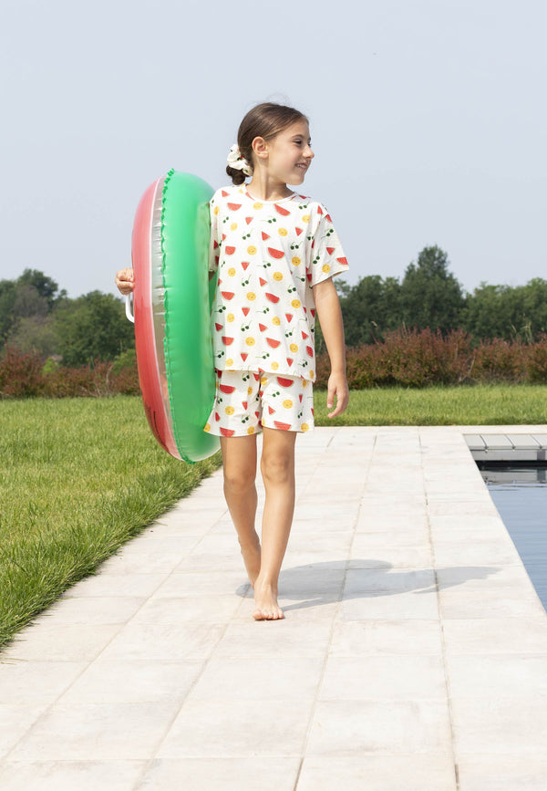 Pigiama due pezzi in bambù - Summer vibes - Palloncino blu