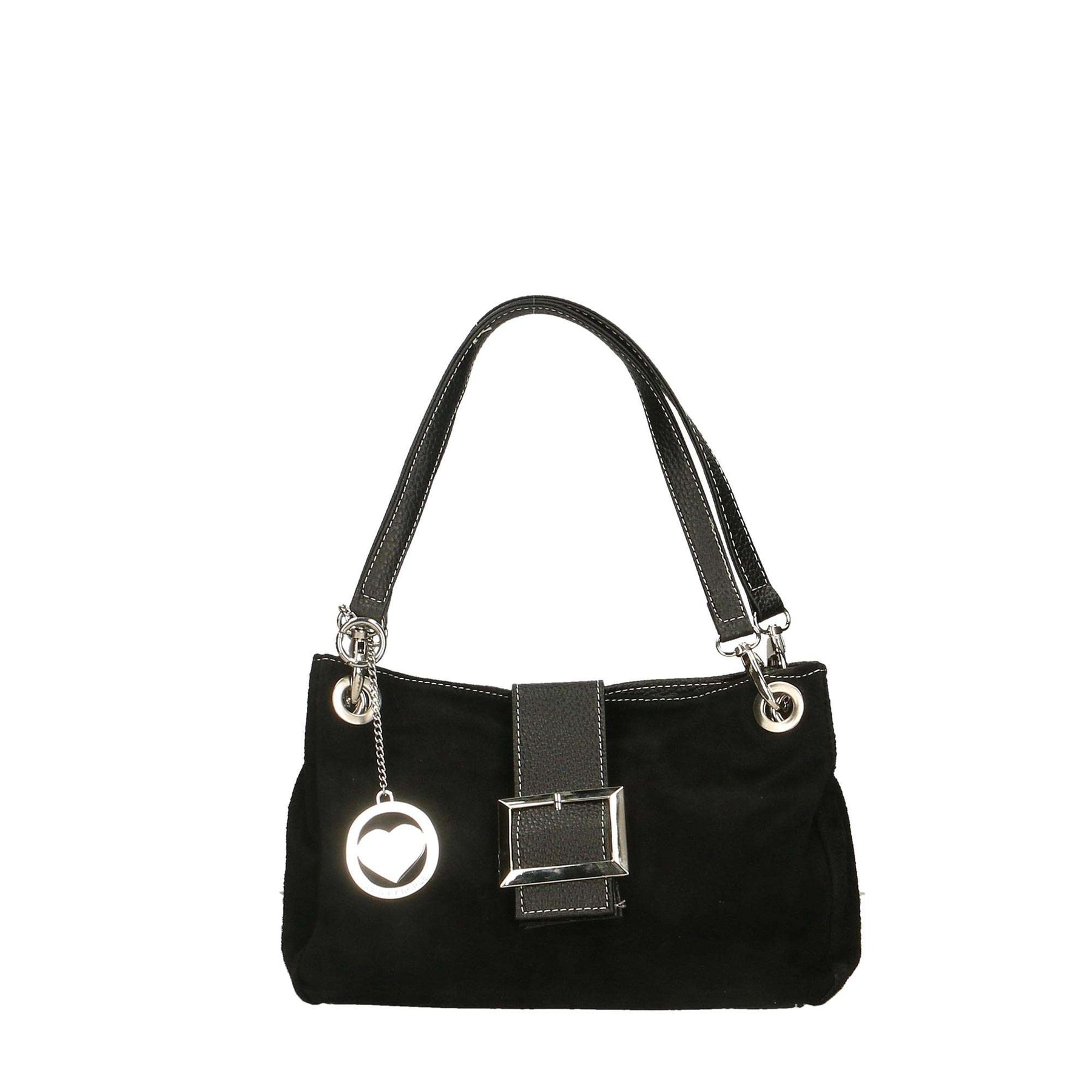 Women's Hand Clutch in 100% Suede Leather - 27x18x12 cm - 10027 