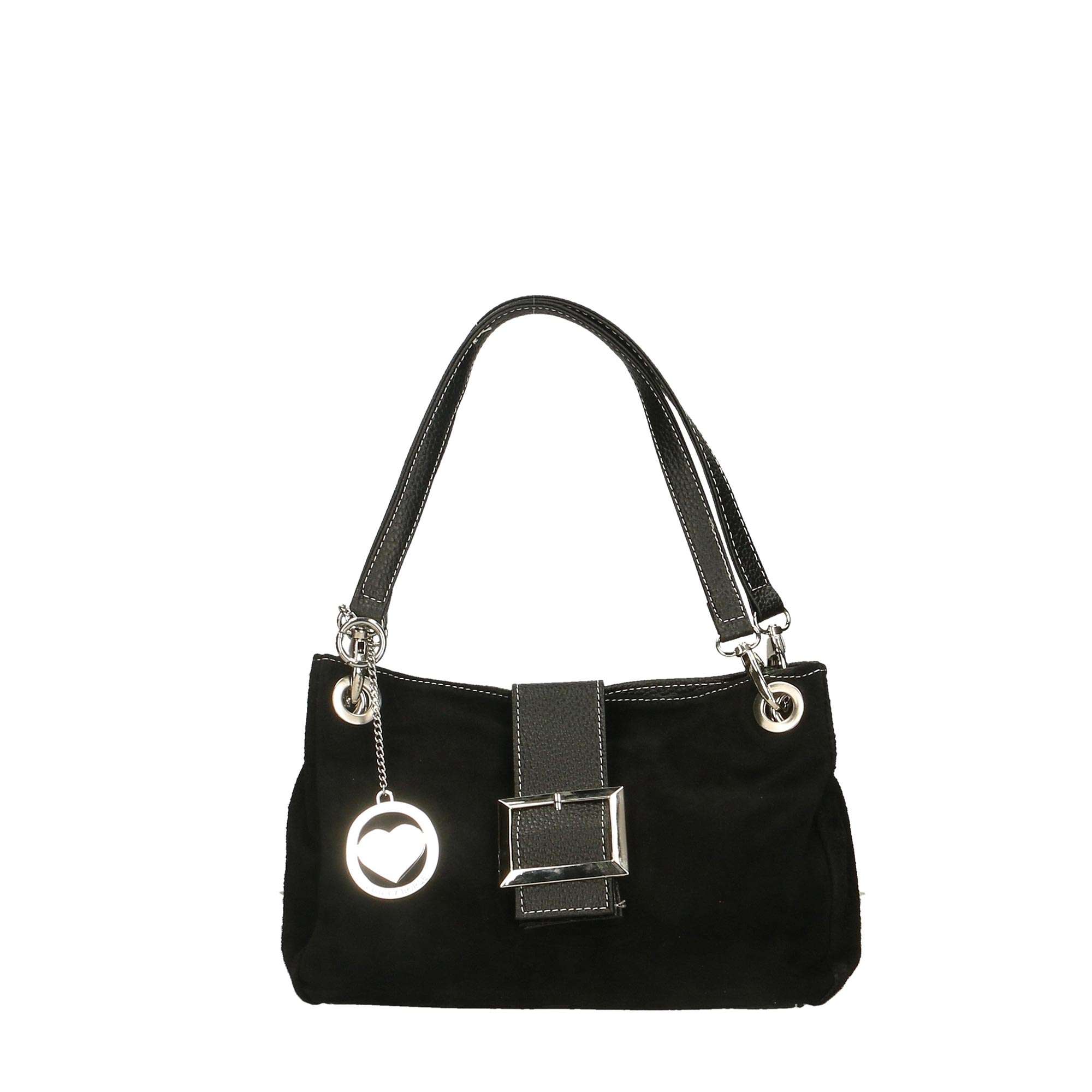 Women's Hand Clutch in 100% Suede Leather - 27x18x12 cm - 10027 