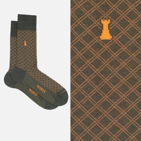 Robert the Bruce - Short tartan stocking 